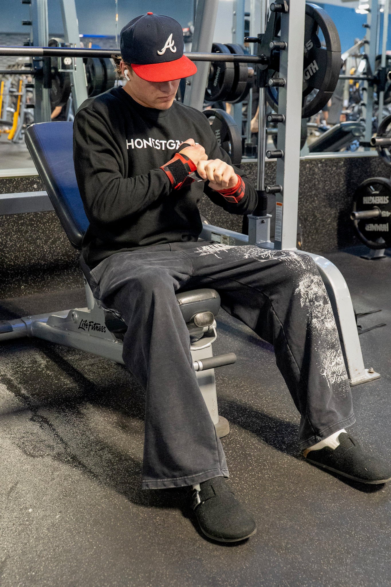 THE HONESTGAINZZ® Core Statement Crewneck — The Pattern Edition
