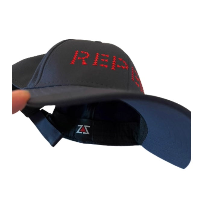 REPENT STRIKE VELCRO CAP – NAVY/RED (1 of 1)