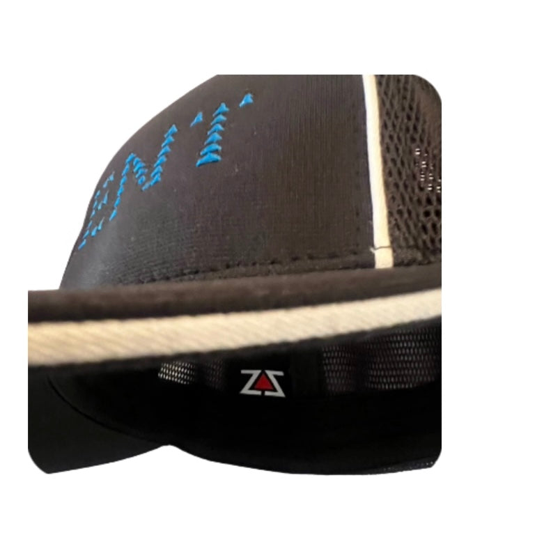 REPENT REFEREE FITTED HAT – BLACK/WHITE/ELECTRIC BLUE (1 of 1)
