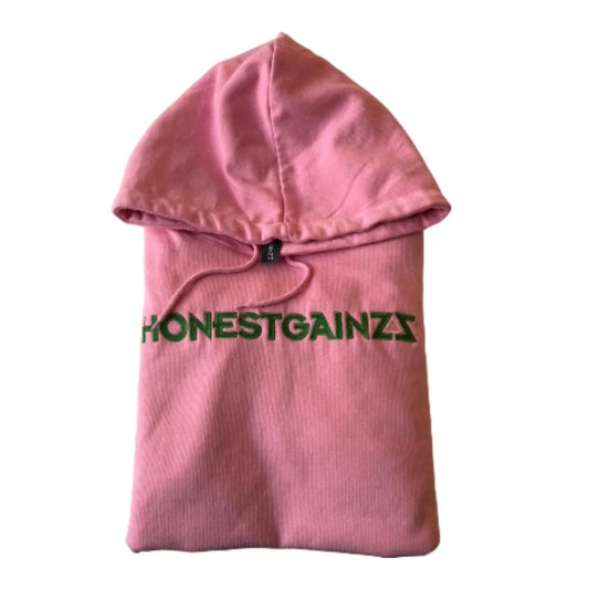 BEARY GAINZZ PINK PULLOVER HOODIE JOGGER SET