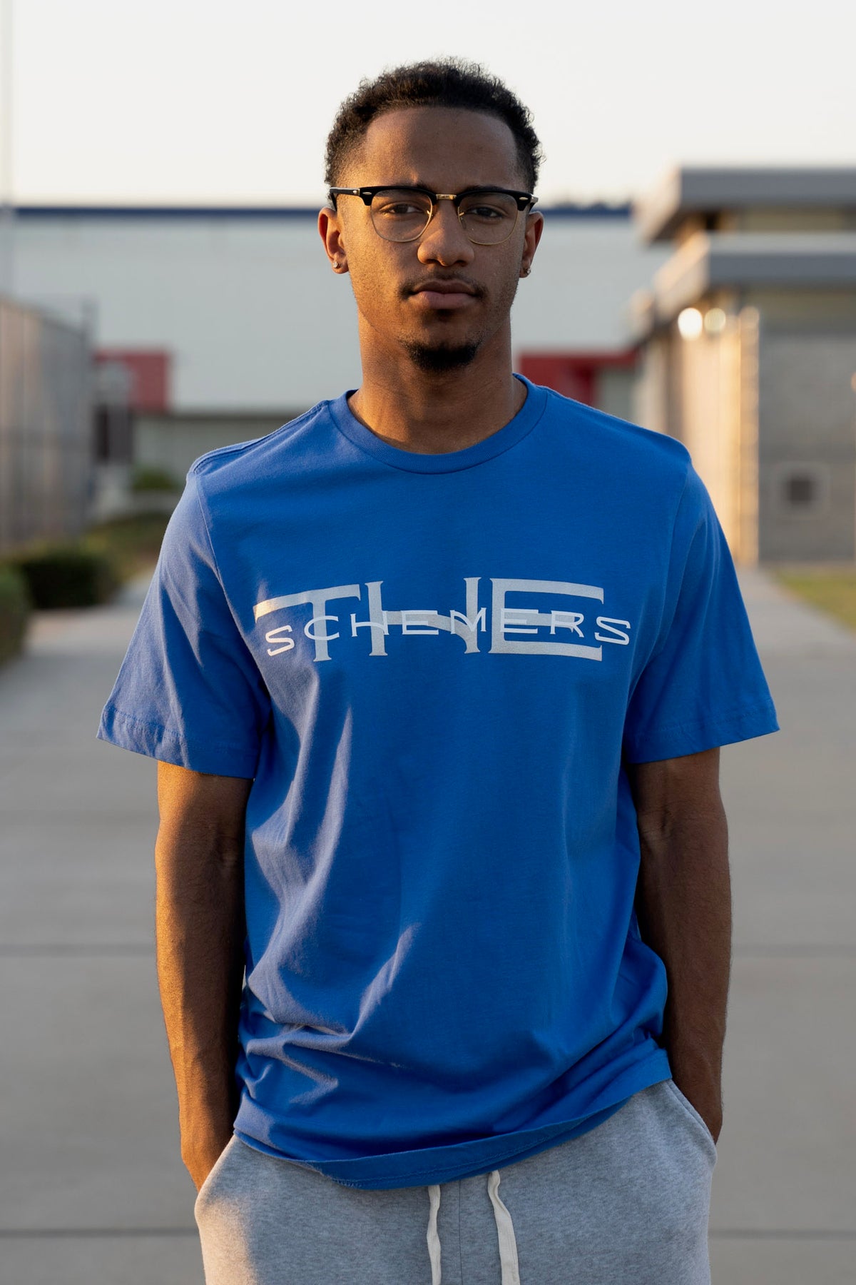 THE SCHEMERS™ Core Statement Royal Blue Tee — The Pattern Edition