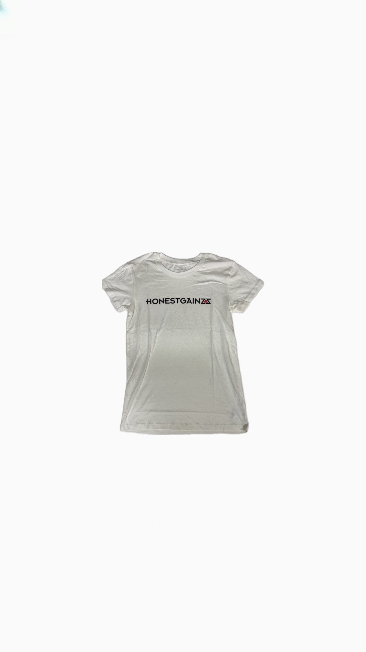 Honestgainzz™ Pearly White Women's Tee