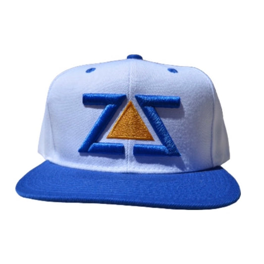 ZZ WHITE, ROYAL & GOLDEN SNAPBACK HAT