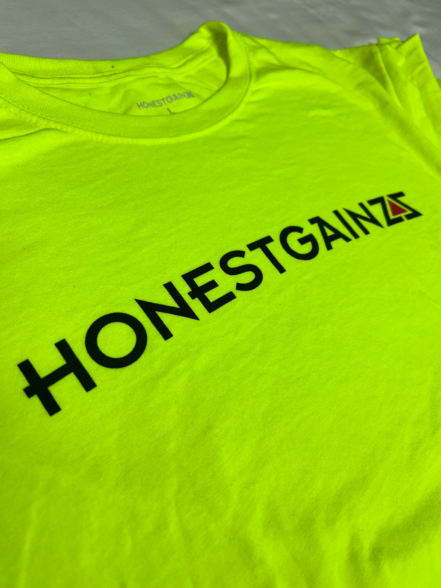 Honestgainzz™ Construction Neon Tee