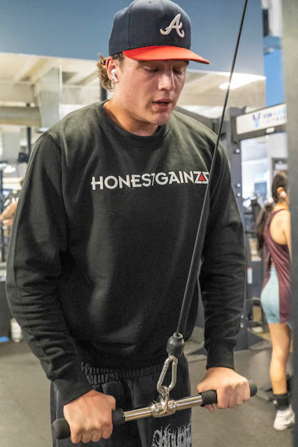 THE HONESTGAINZZ® Core Statement Crewneck — The Pattern Edition