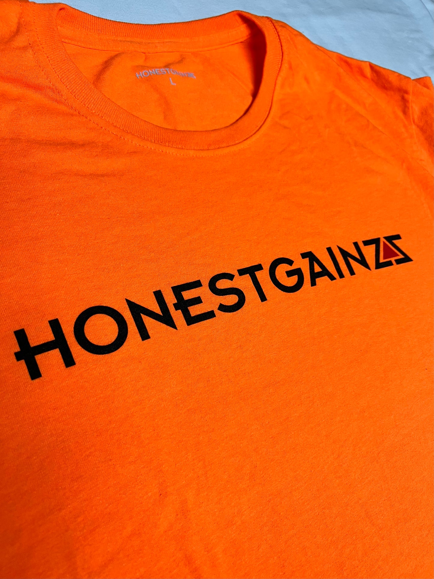 Honestgainzz™ Construction Orange Tee