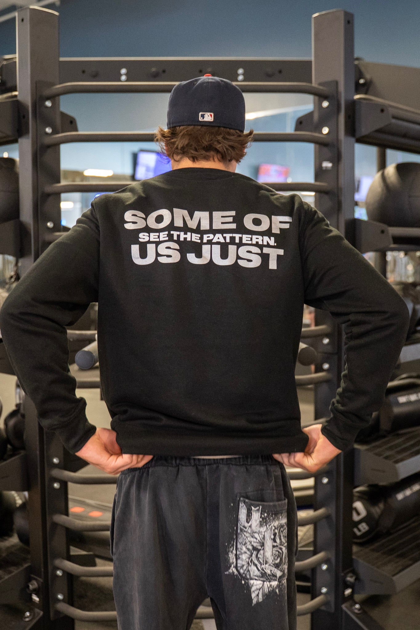 THE HONESTGAINZZ® Core Statement Crewneck — The Pattern Edition