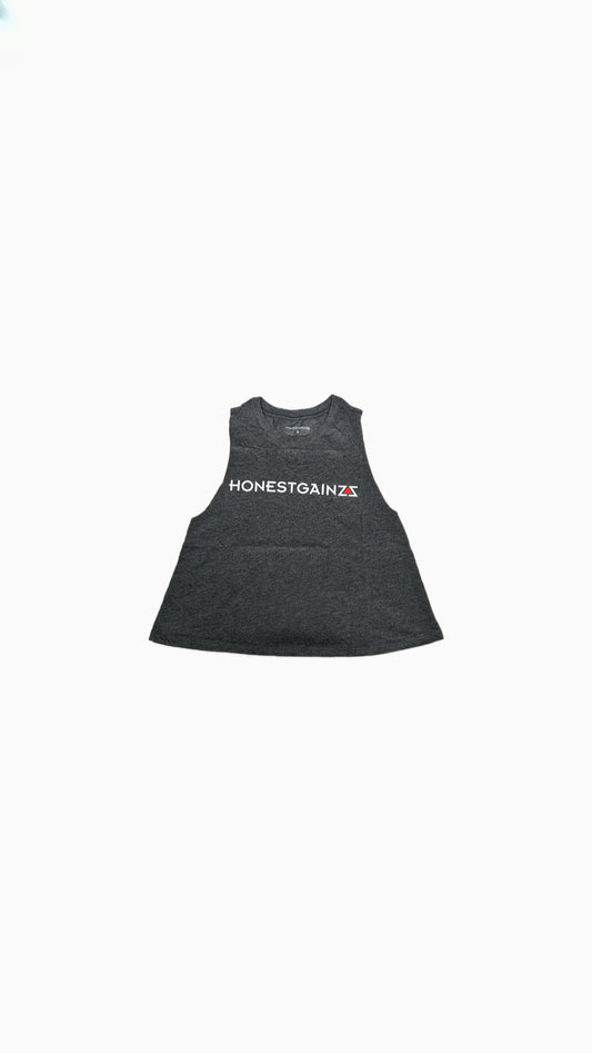 Honestgainzz™ WOMEN'S RACERBACK CROPPED TANK