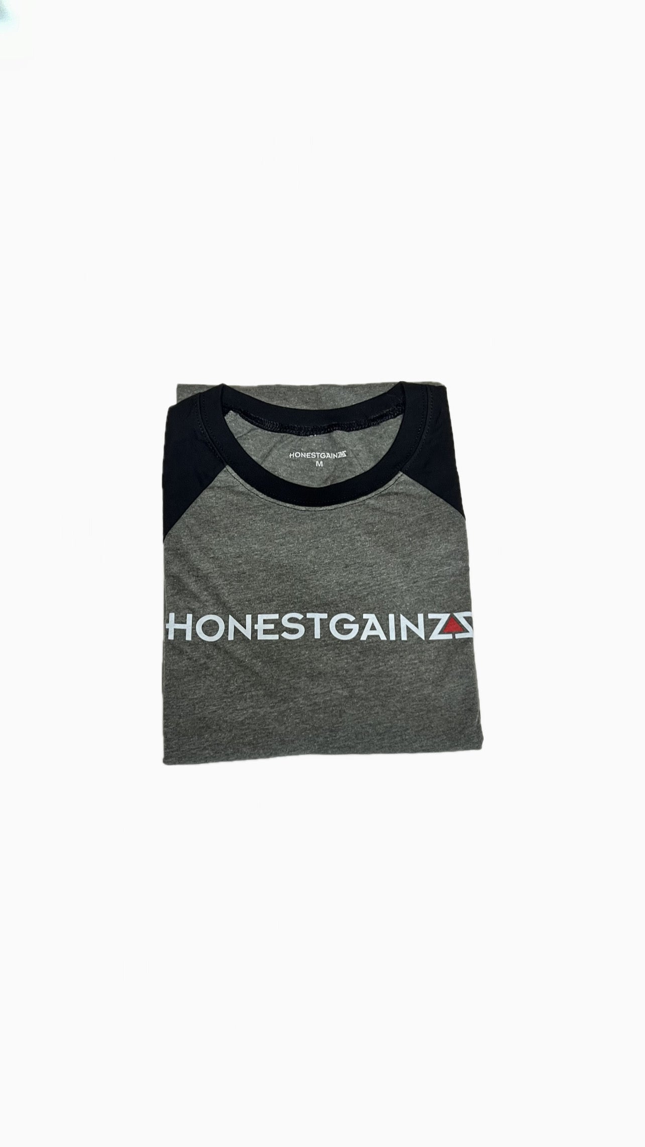 Honestgainzz™ Heather Deep / Black Men's Jersey Long-Sleeve Basebal