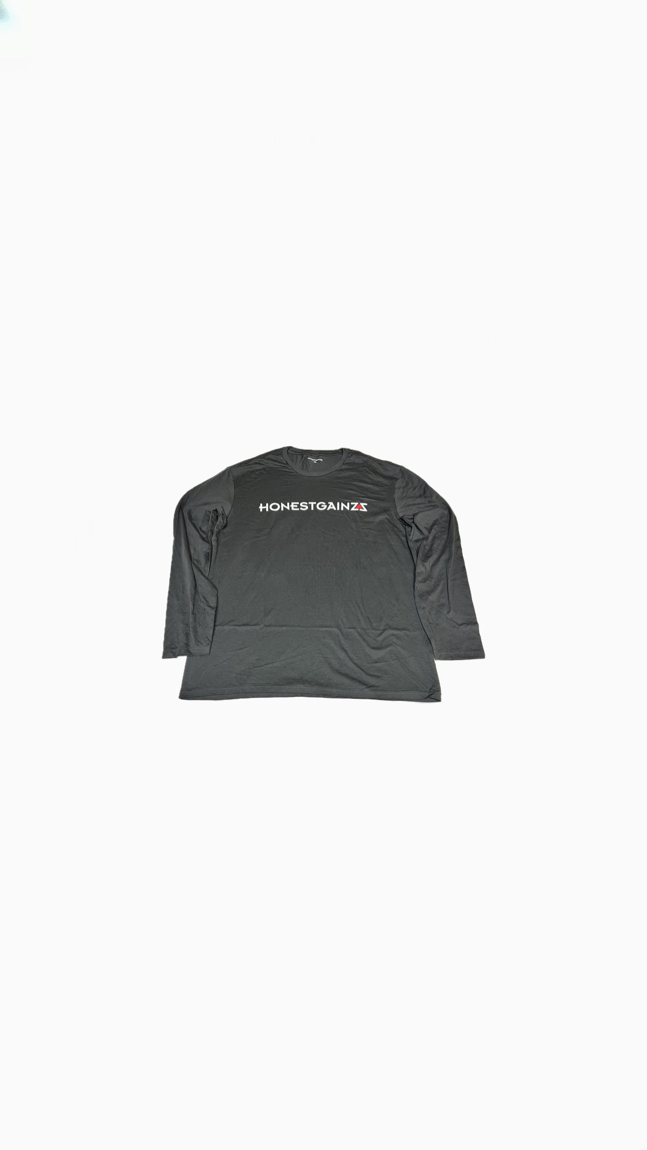 Honestgainzz™ Black Long Sleeve Tee