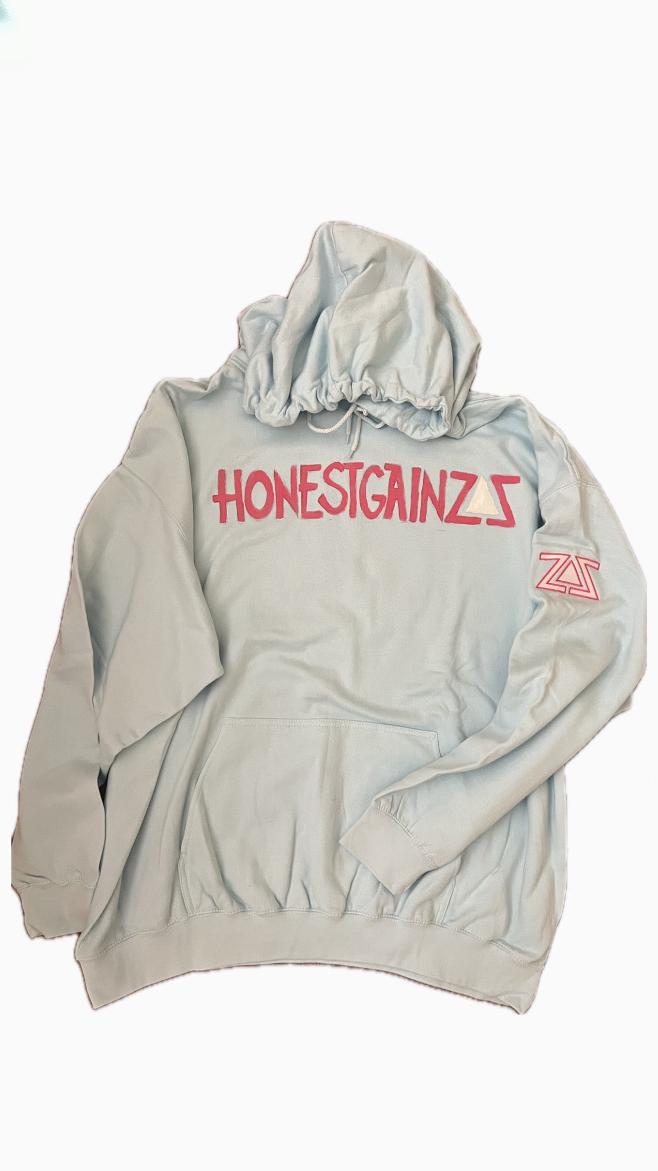 ZZ EMBROIDERY HONESTGAINZZ GRAFFITI 1 OF 1 STREETWEAR HOODIE