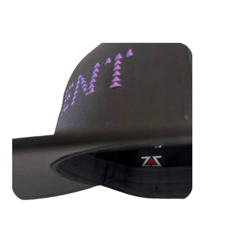 REPENT BLACK FITTED TRUCKER HAT