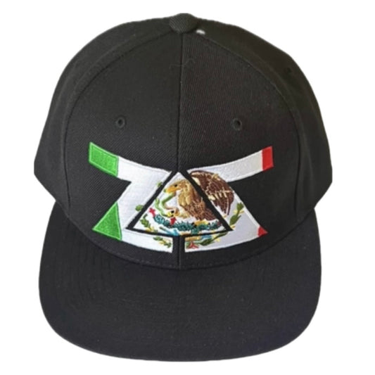 ZZ COAT OF ARMS MEXICO FLAG EMBROIDERY SNAPBACK HAT