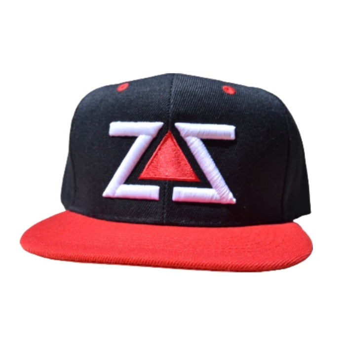 ZZ BLACK, RED & WHITE SNAPBACK HAT