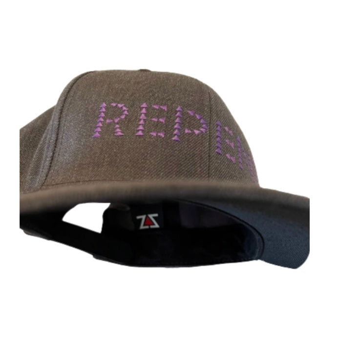 REPENT GREY BASEBALL SNAPBACK HAT