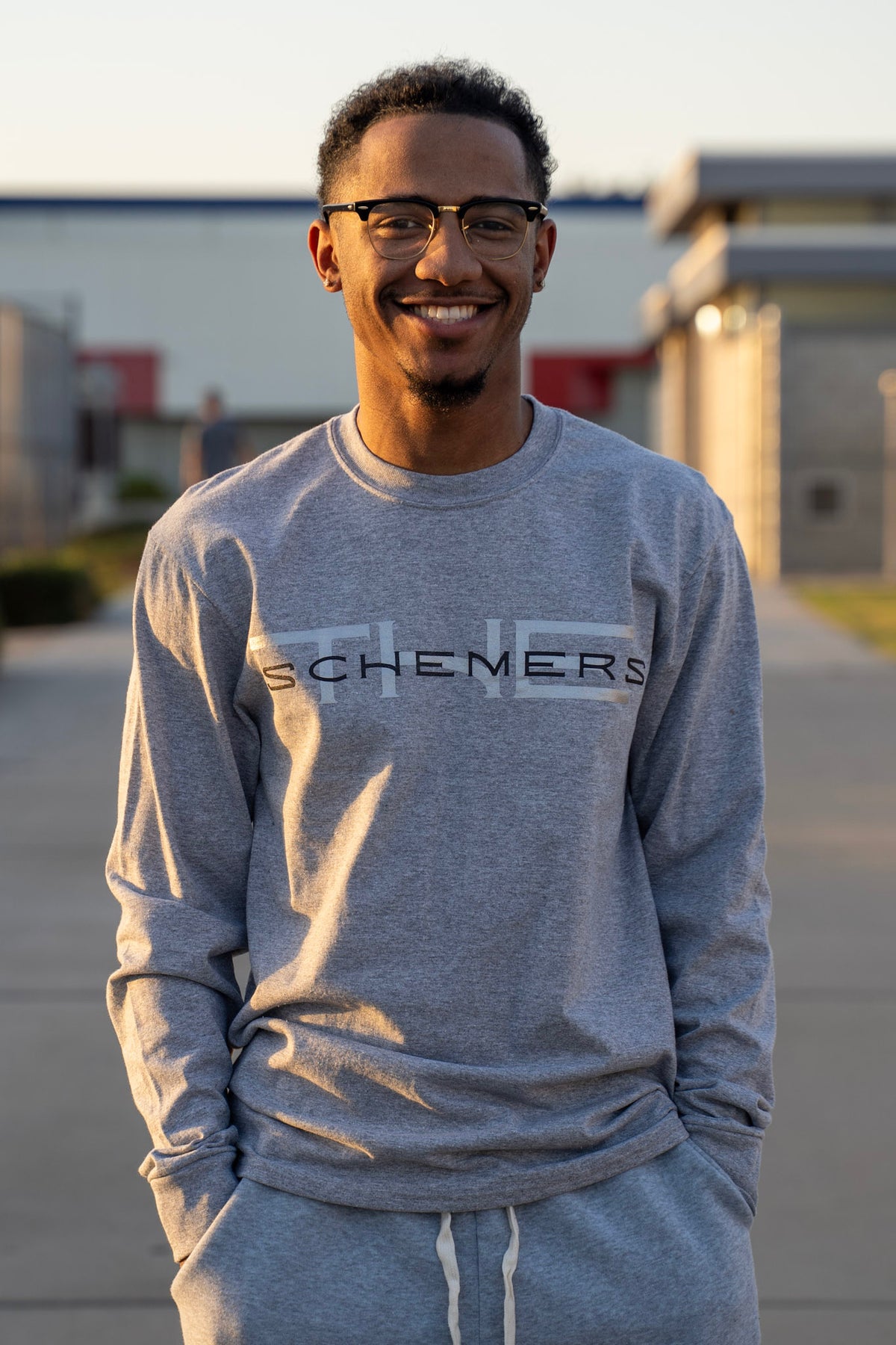 THE SCHEMERS™ Core Statement Heather Grey Long Sleeve — The Pattern Edition