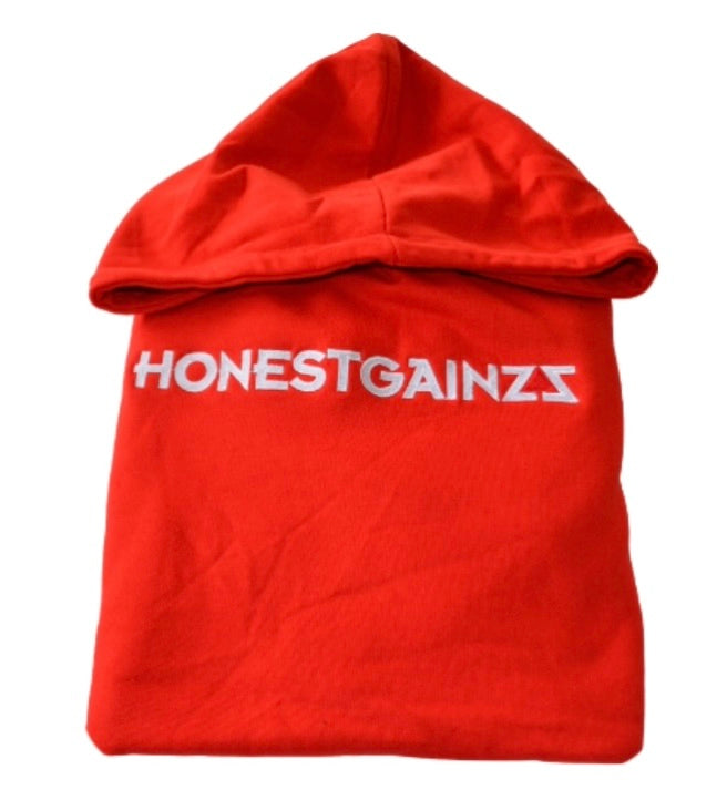 BEARY GAINZZ RED PULLOVER HOODIE JOGGER SET