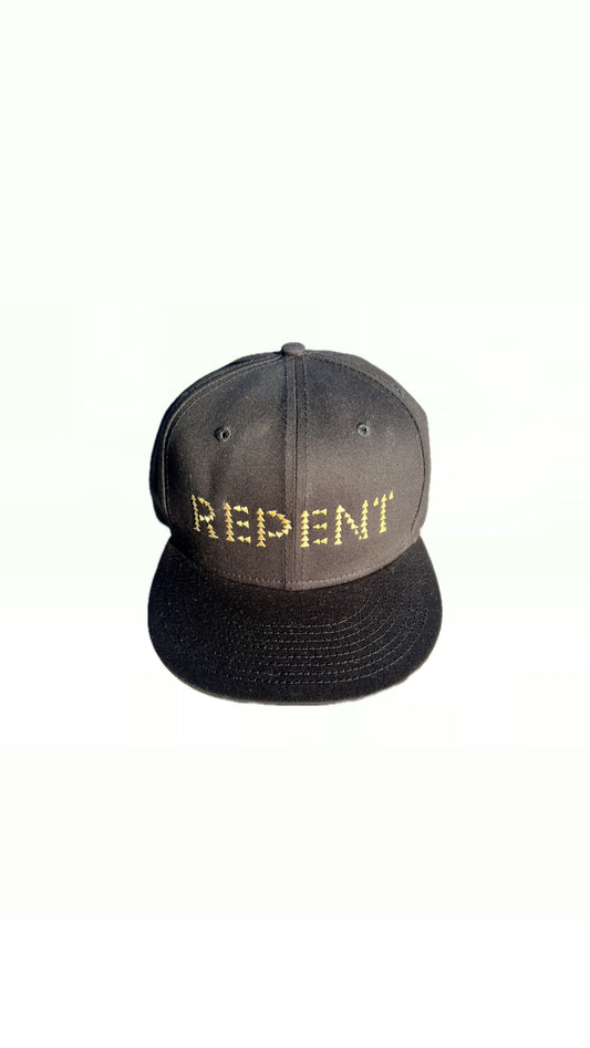 REPENT BLACK & GOLD SNAPBACK HAT