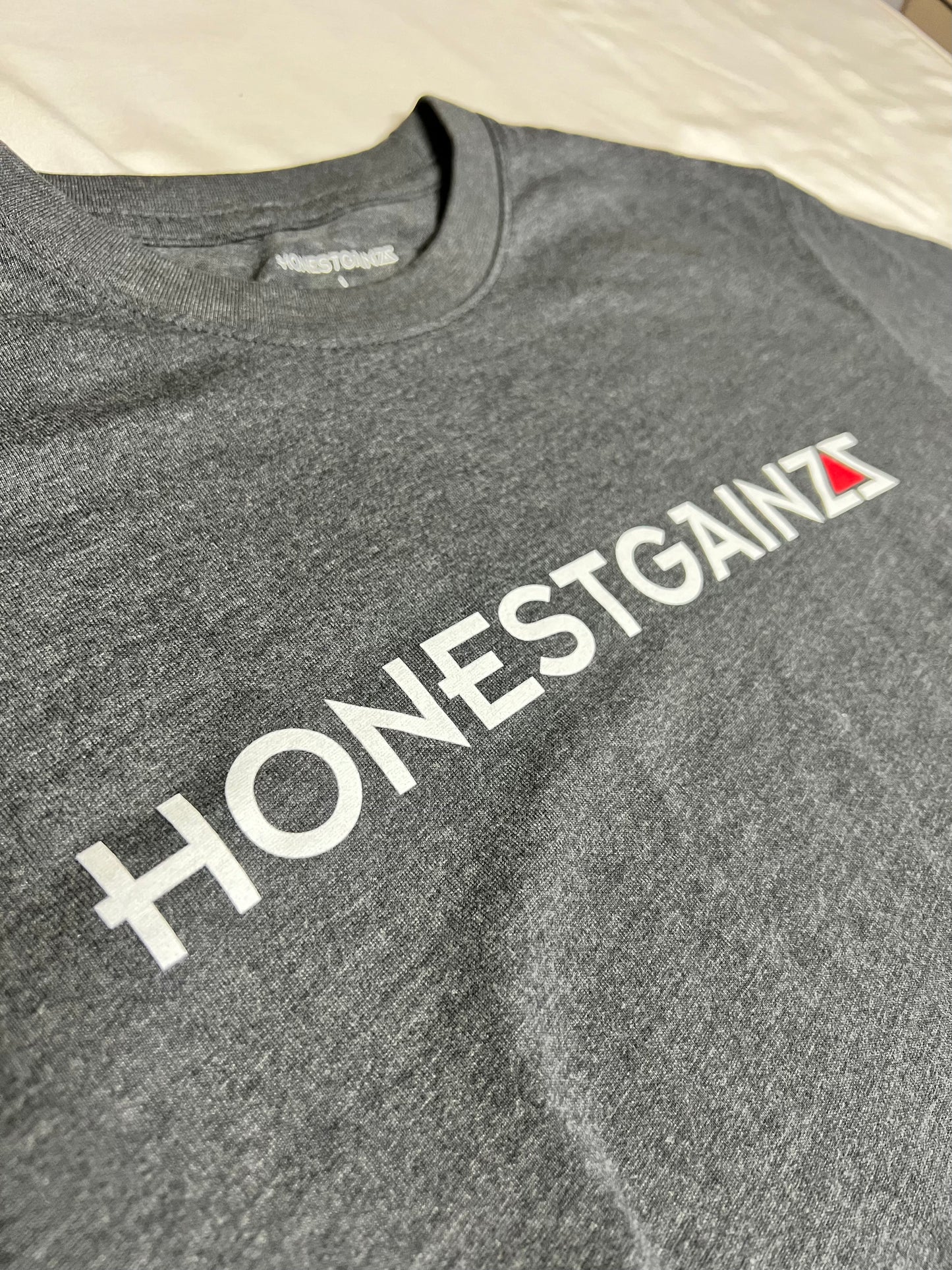 Honestgainzz™ Perfect Heather Charcoal Tee