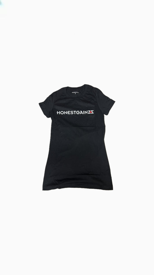 Honestgainzz™ Black Women's Tee