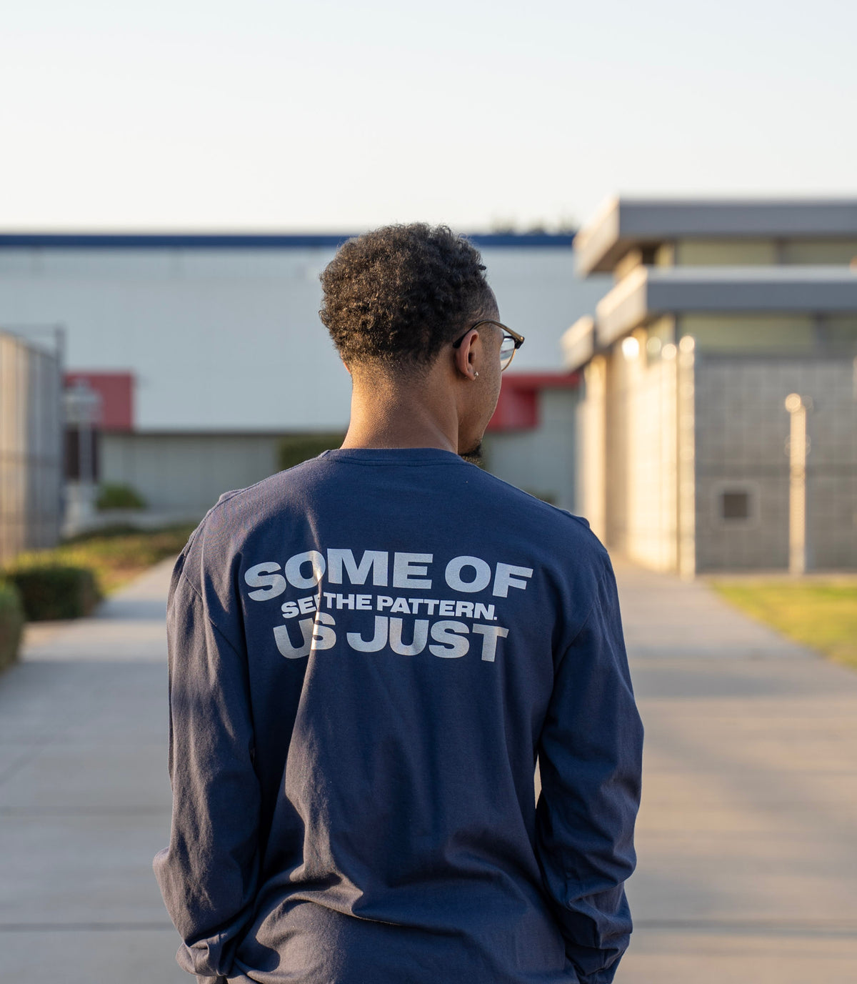 THE SCHEMERS™ Core Statement Navy Blue Long Sleeve Tee — The Pattern Edition