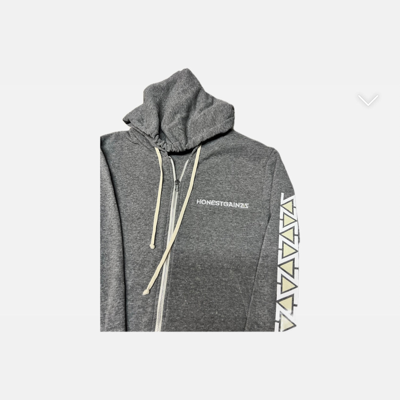 ZZ'D UP ZIP UP HONESTGAINZZ HOODIE