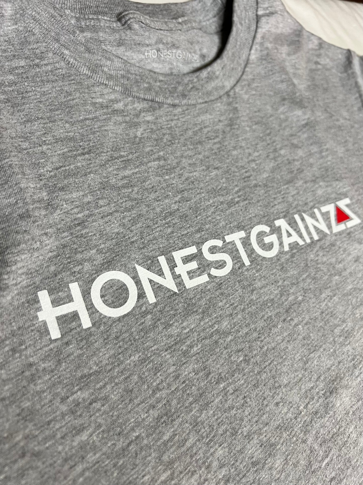 Honestgainzz™ Stone Grey Tee