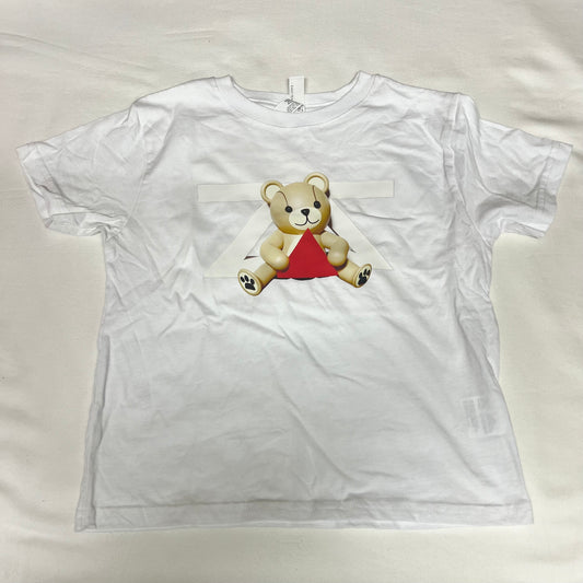 BEARY GAINZZ WHITE TODDLER FINE JERSEY TEE 🔺🧸