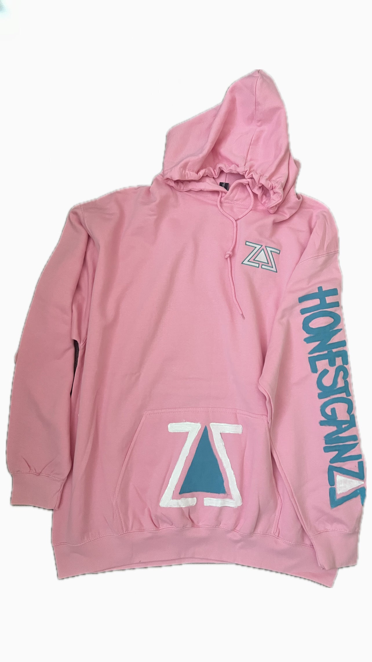 ZZ EMBROIDERY HONESTGAINZZ GRAFFITI 1 OF 1 STREETWEAR HOODIE