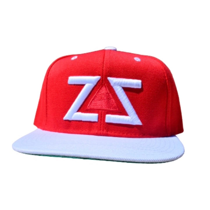 ZZ RED & WHITE SNAPBACK HAT