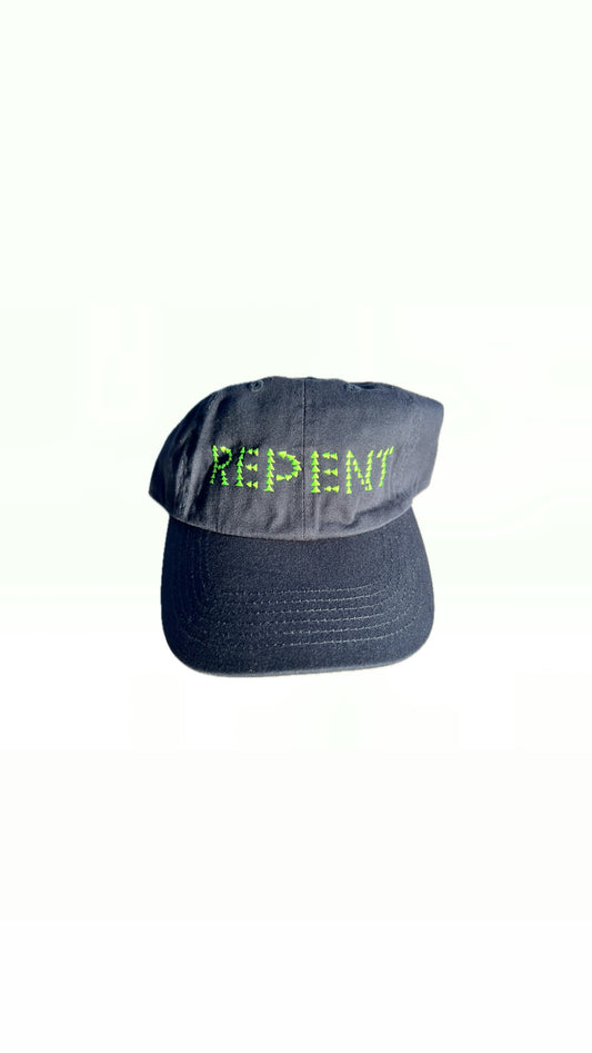 REPENT CLASSIC DAD CAP - NAVY/ACTION GREEN