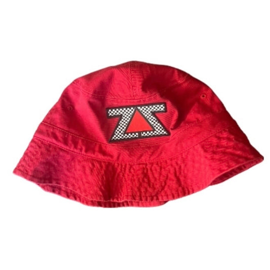 ZZ FINISH WHAT YOU START BUCKET HAT - RED