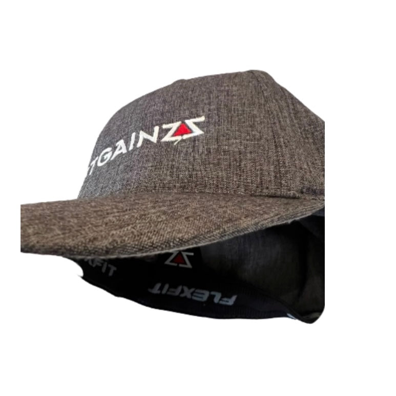 HONESTGAINZZ TWILL BACK TRUCKER HAT HEATHER GREY