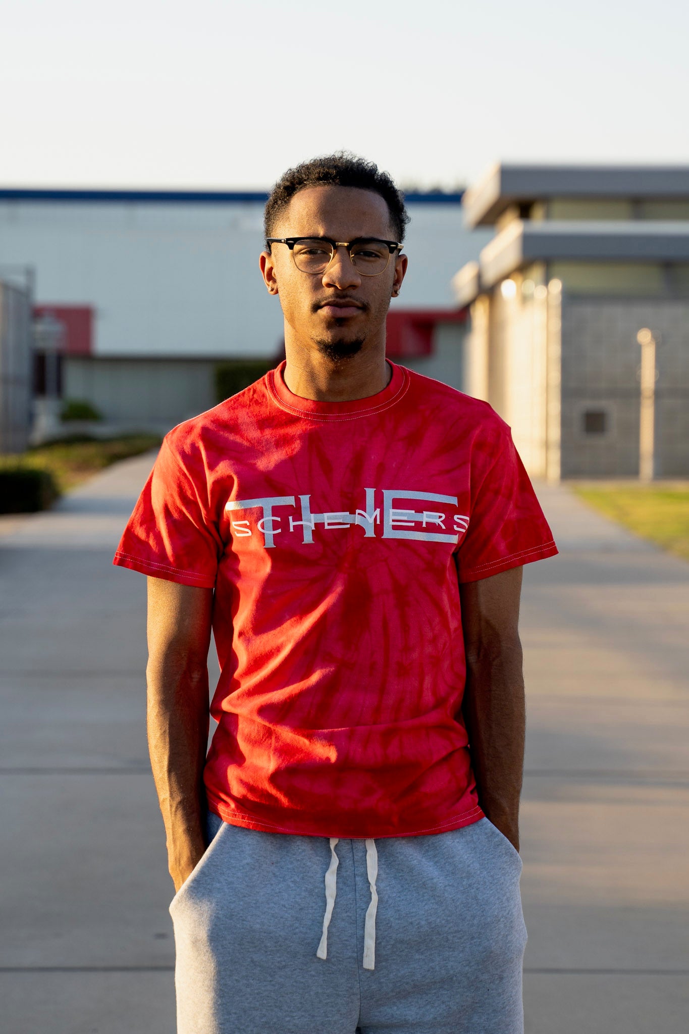 THE SCHEMERS™ Core Statement Tee — Red Tie-Dye | The Pattern Edition