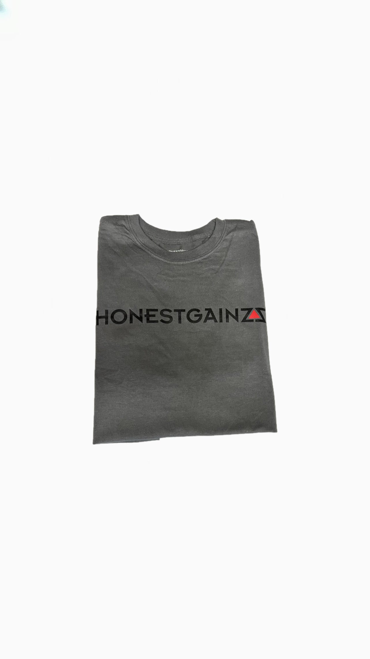 Honestgainzz™ Solid Asphalt Triblend Tee