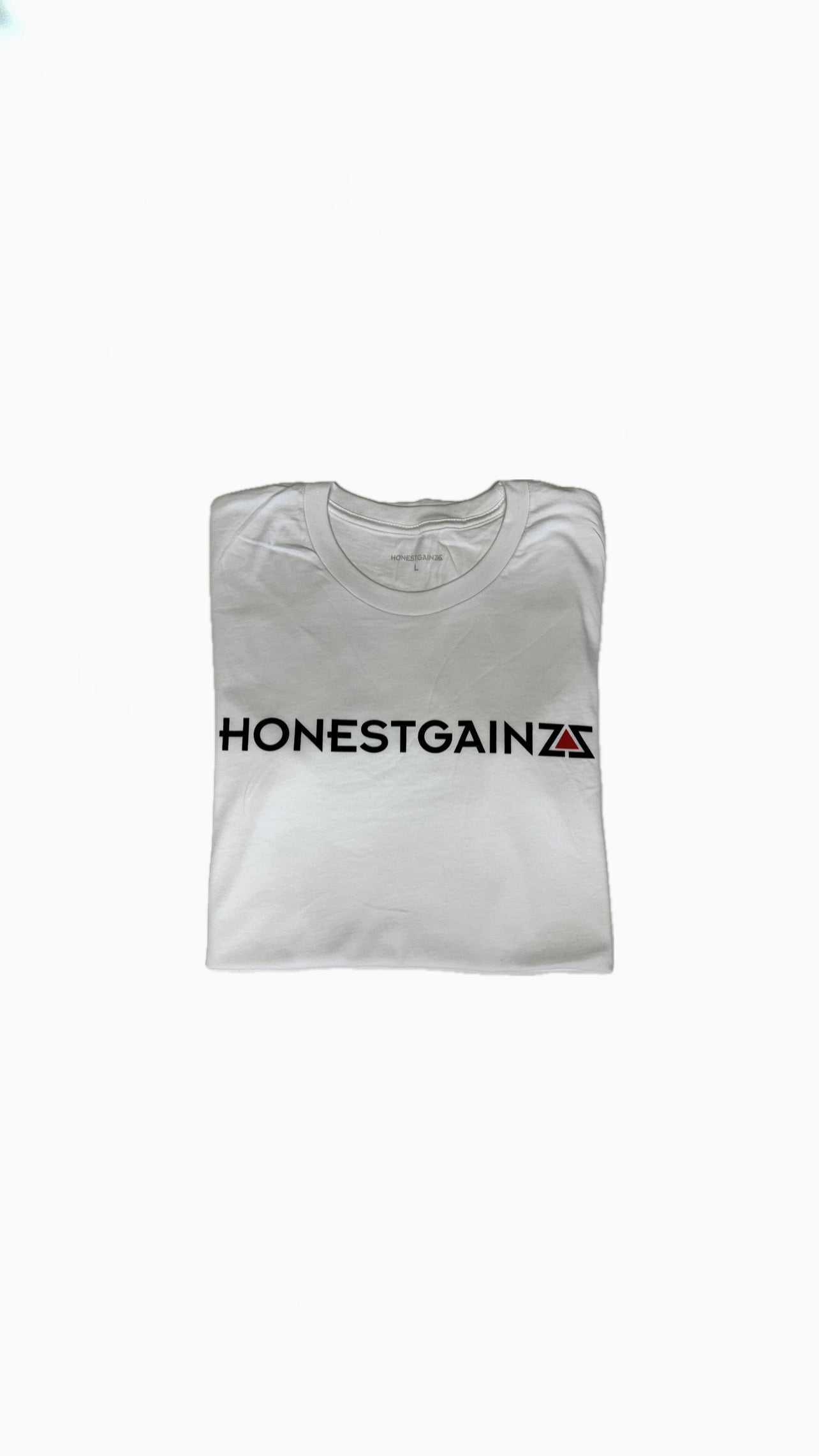 Honestgainzz™ White Deluxe Tee