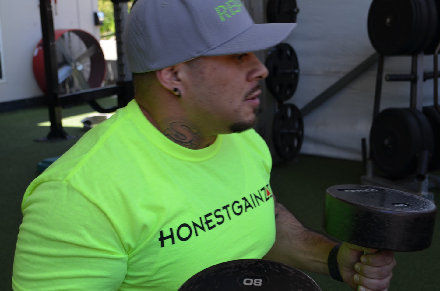 Honestgainzz™ Construction Neon Tee