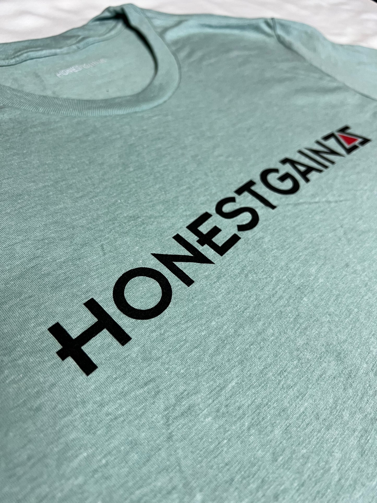 Honestgainzz™ Perfect Heathered Dusty Sage Tee