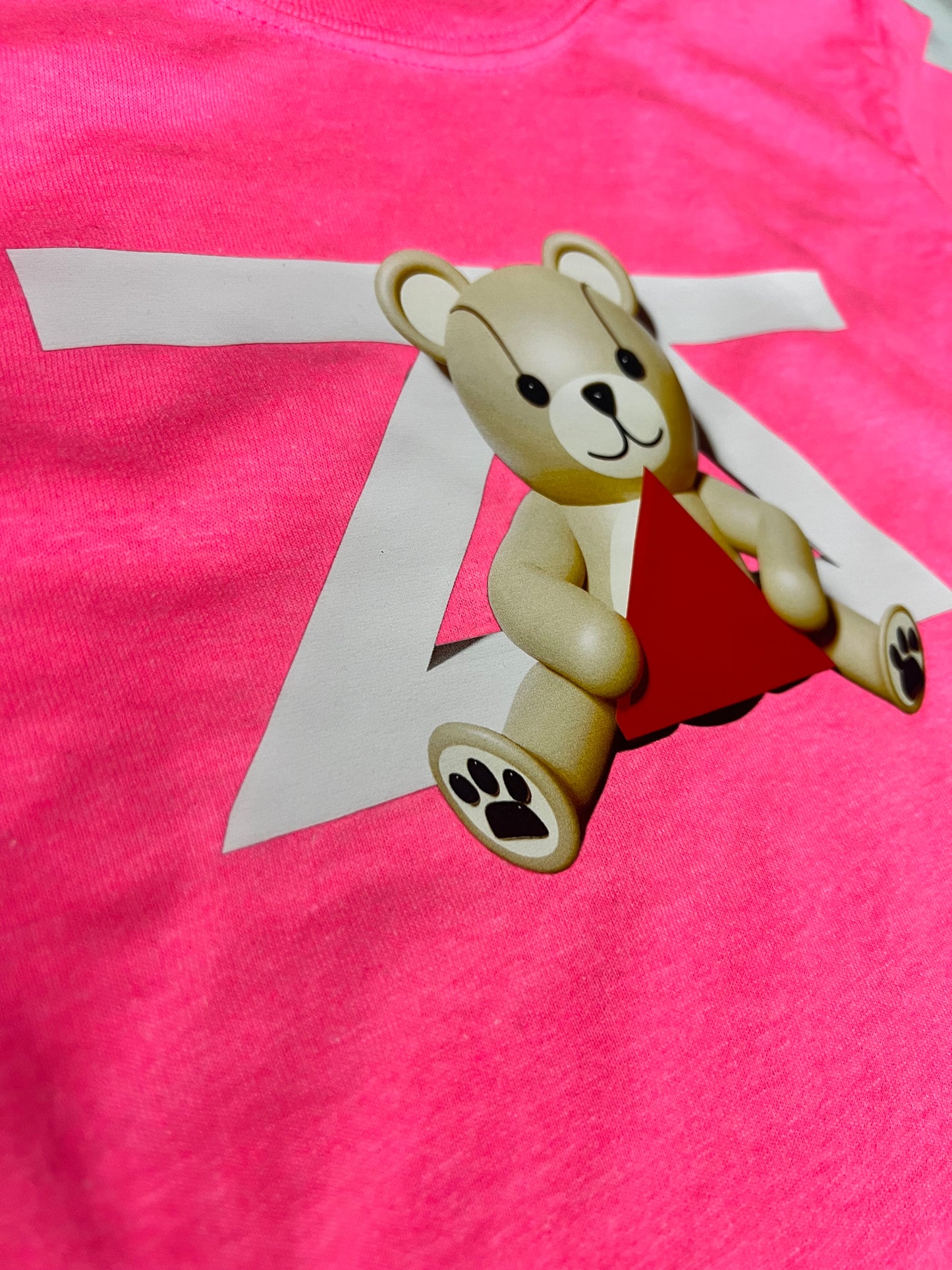 BEARY GAINZZ HOT PINK YOUTH T-SHIRT 🔺🧸