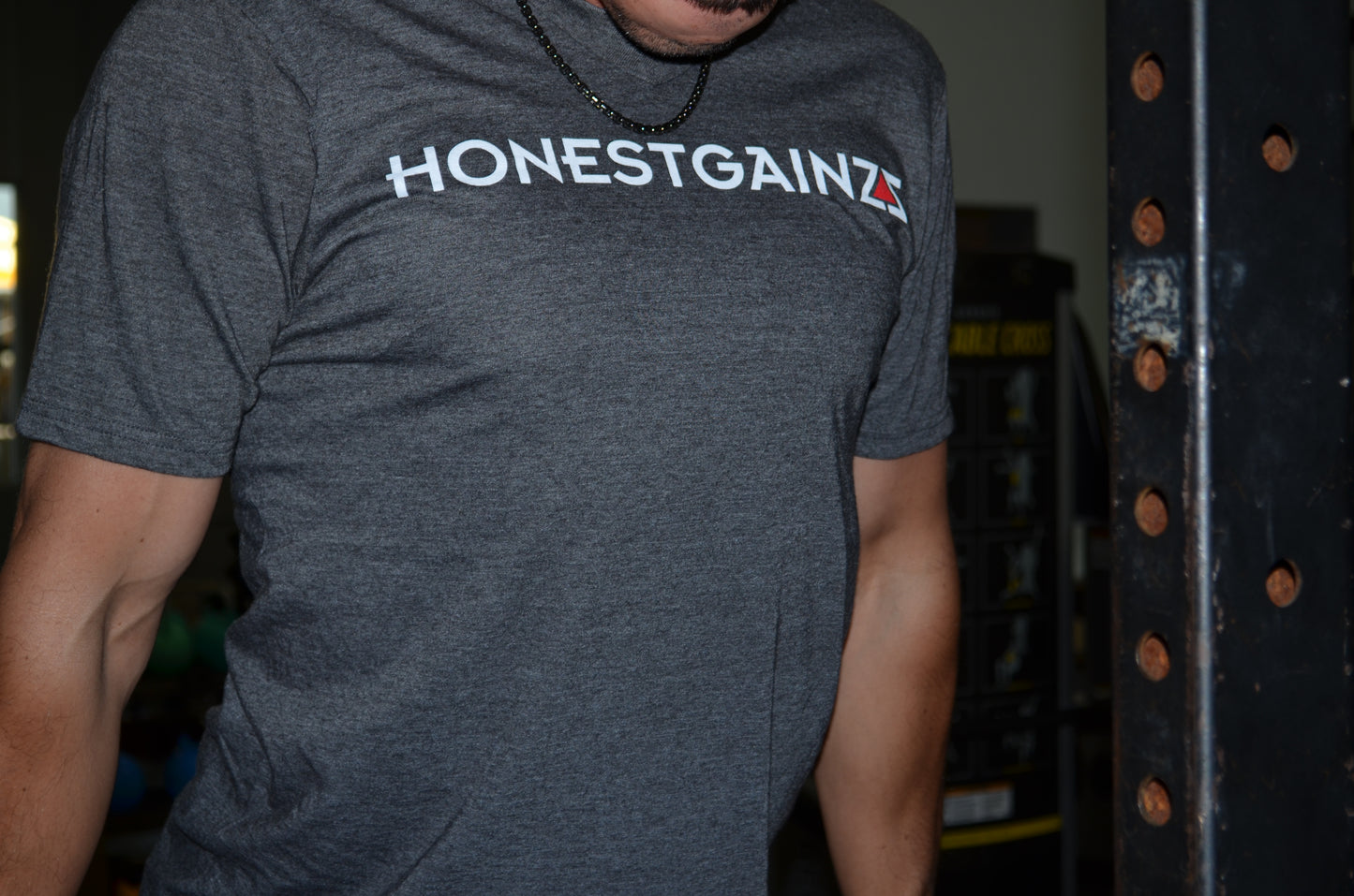 Honestgainzz™ Grey Triblend Tee