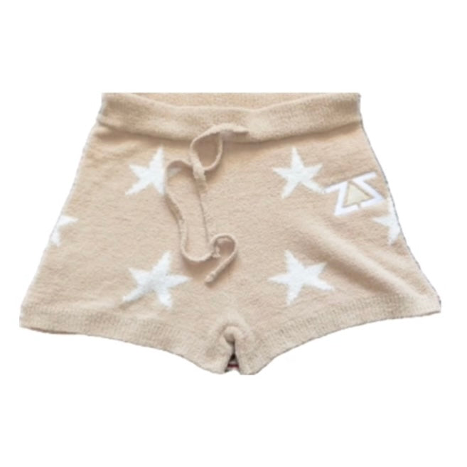 SHINE LIKE A STAR TERRY CLOTH CREW NECK & SHORTS SET