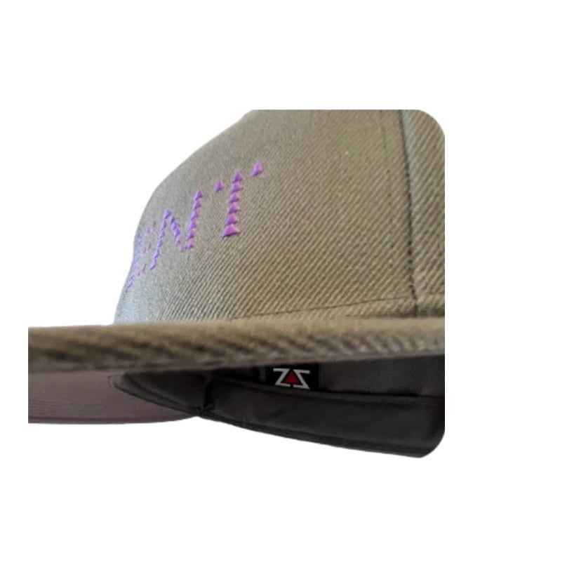 REPENT GREY FITTED TRUCKER HAT