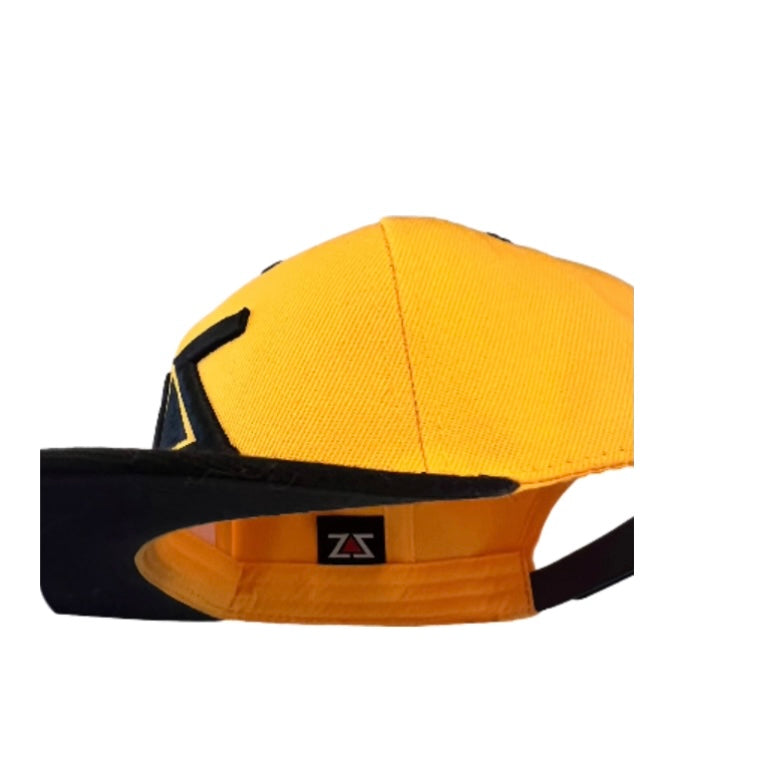 ZZ YELLOW BLACK SNAPBACK HAT