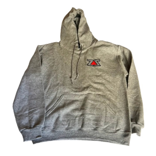 FINISH WHAT YOU START LIGHT GREY HOODIE