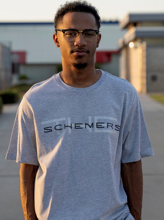 THE SCHEMERS™ Core Statement Heather Grey Tee — The Pattern Edition