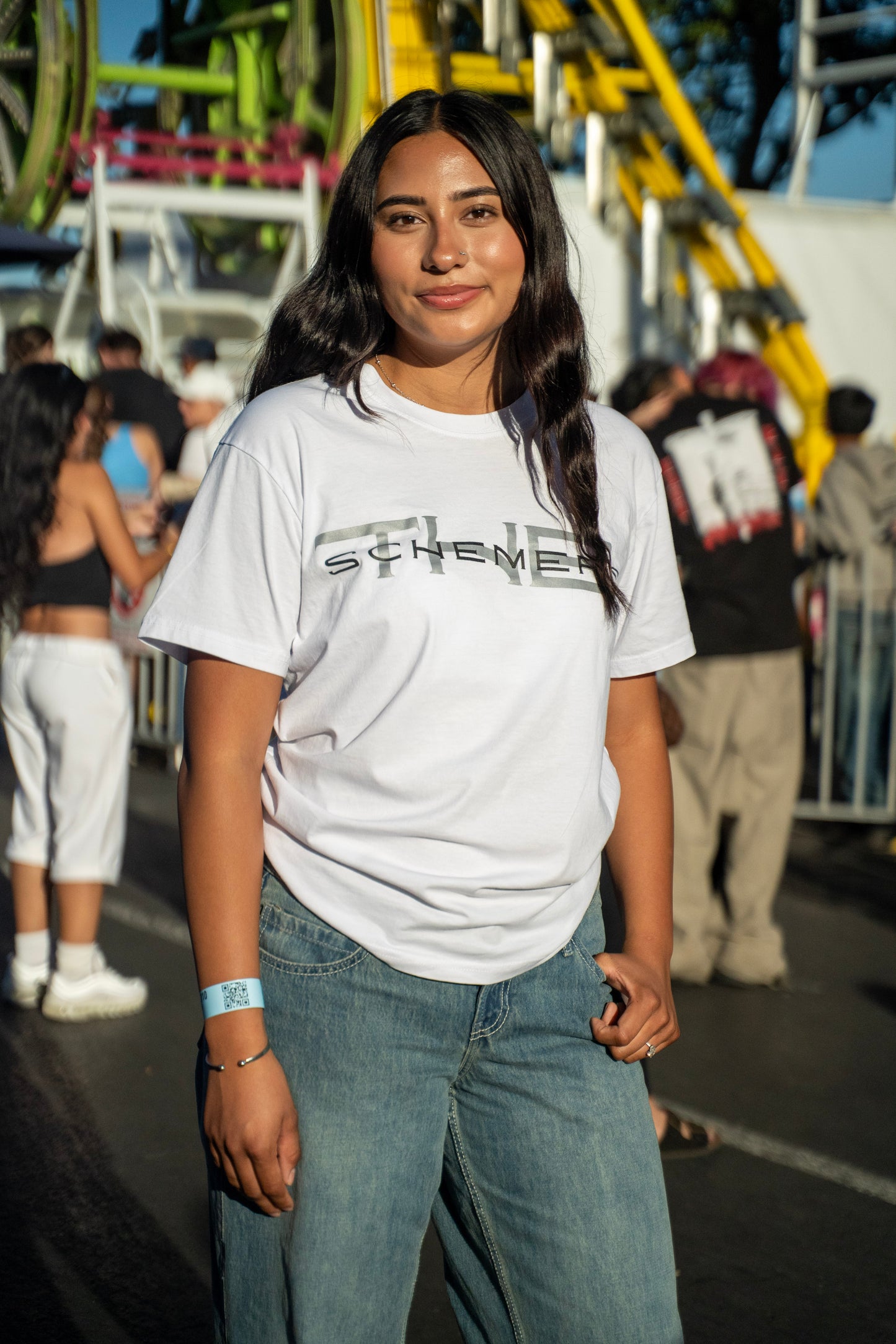 THE SCHEMERS™ Core Statement White Tee — The Pattern Edition