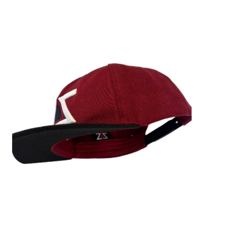 ZZ MARRON, WHITE & BLACK SNAPBACK HAT