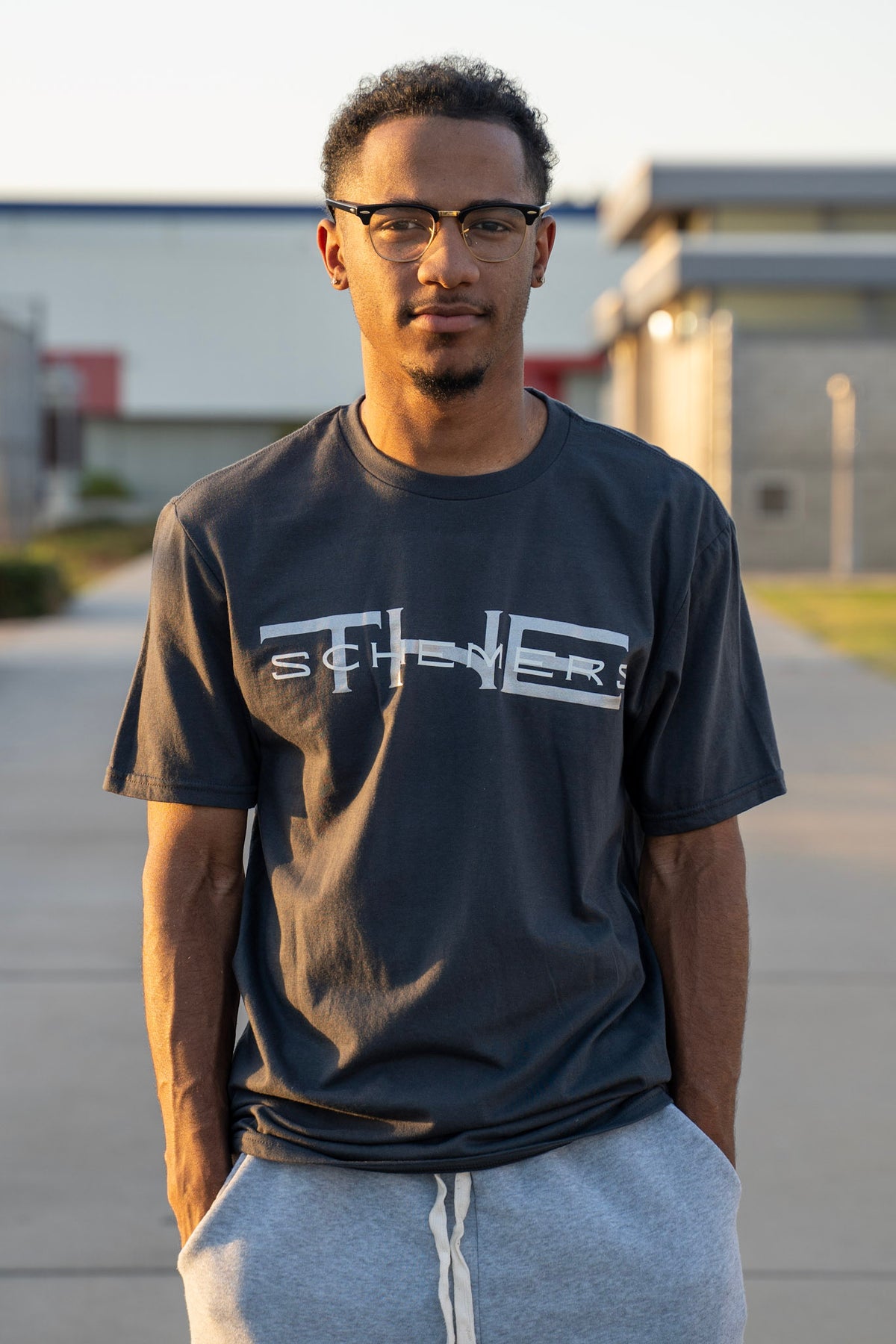 THE SCHEMERS™ Core Statement Charcoal Tee — The Pattern Edition