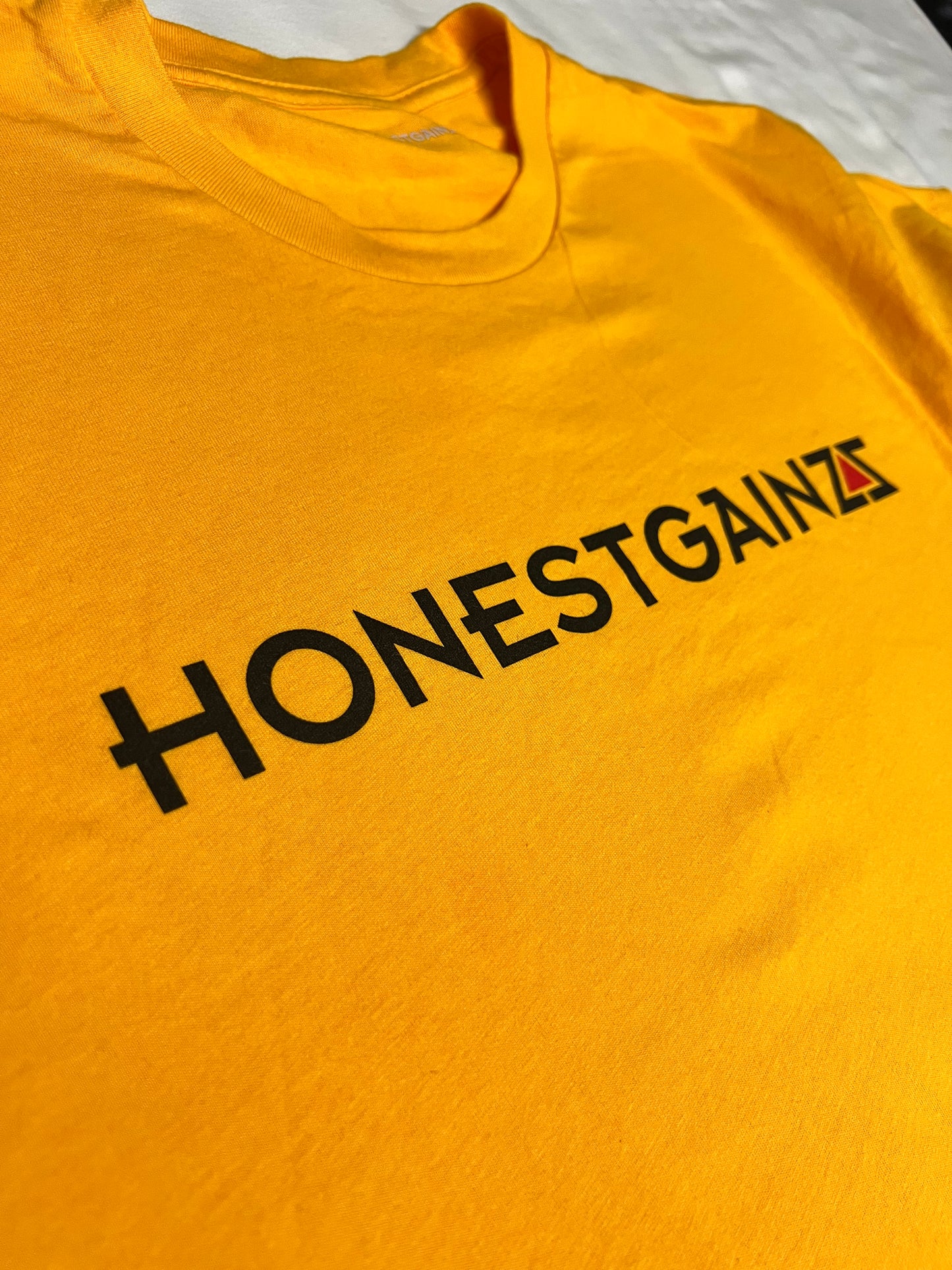 Honestgainzz™ Gold Unisex Cotton Tee