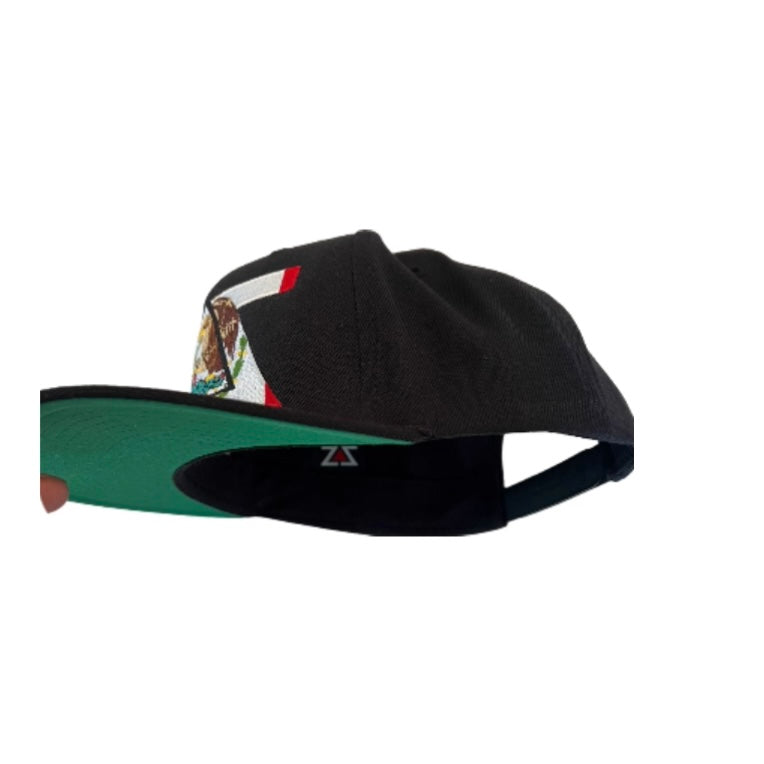 ZZ COAT OF ARMS MEXICO FLAG EMBROIDERY SNAPBACK HAT